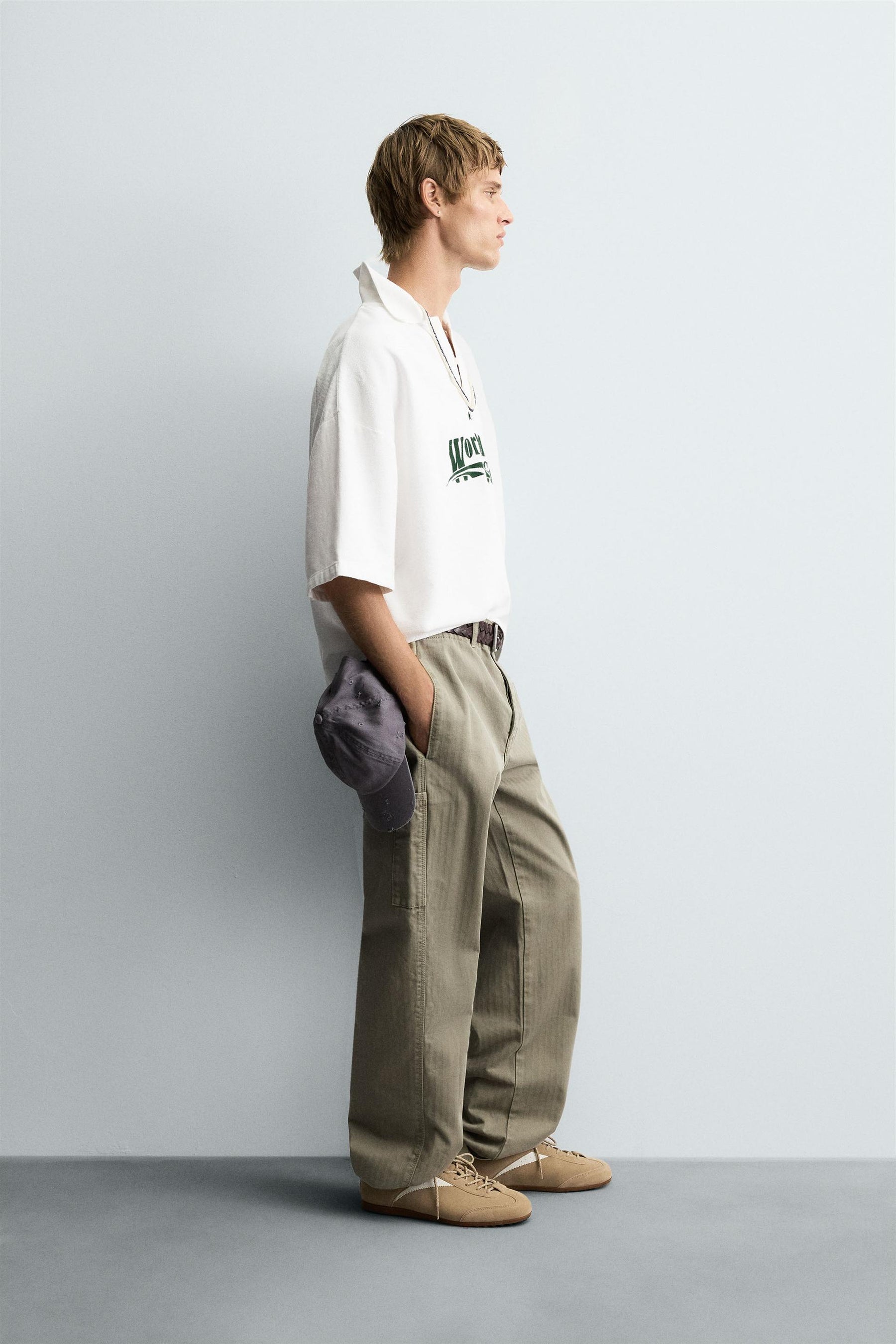 EMBROIDERED BOXY FIT POLO SHIRT - Image 4