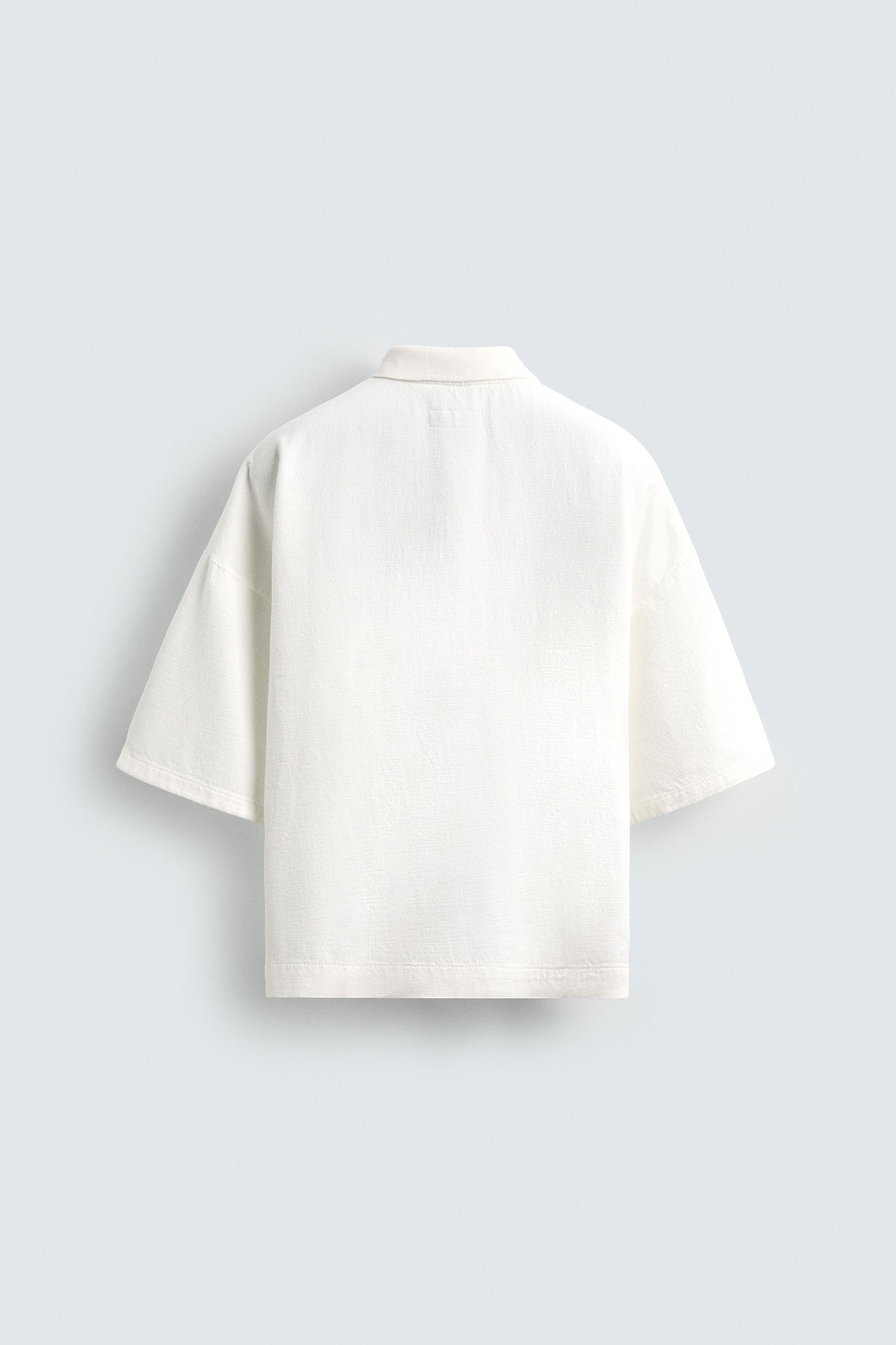 EMBROIDERED BOXY FIT POLO SHIRT - Image 7