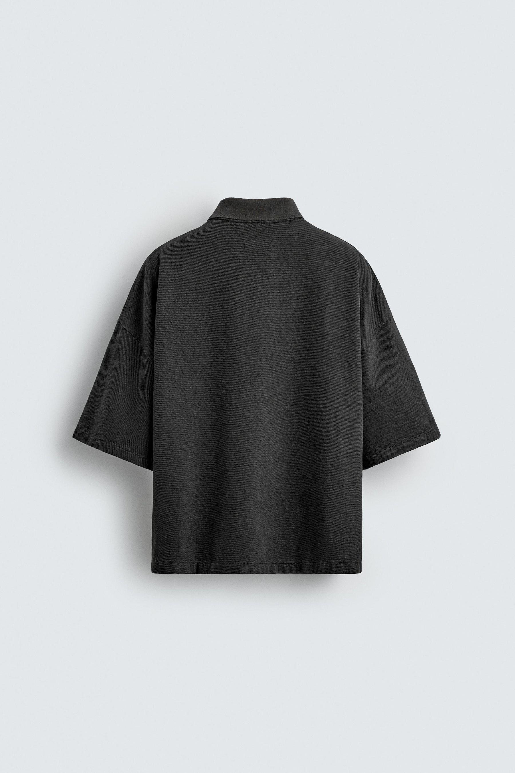 BOXY FIT EMBROIDERED POLO SHIRT - Image 7