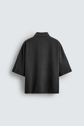 BOXY FIT EMBROIDERED POLO SHIRT - Image 7