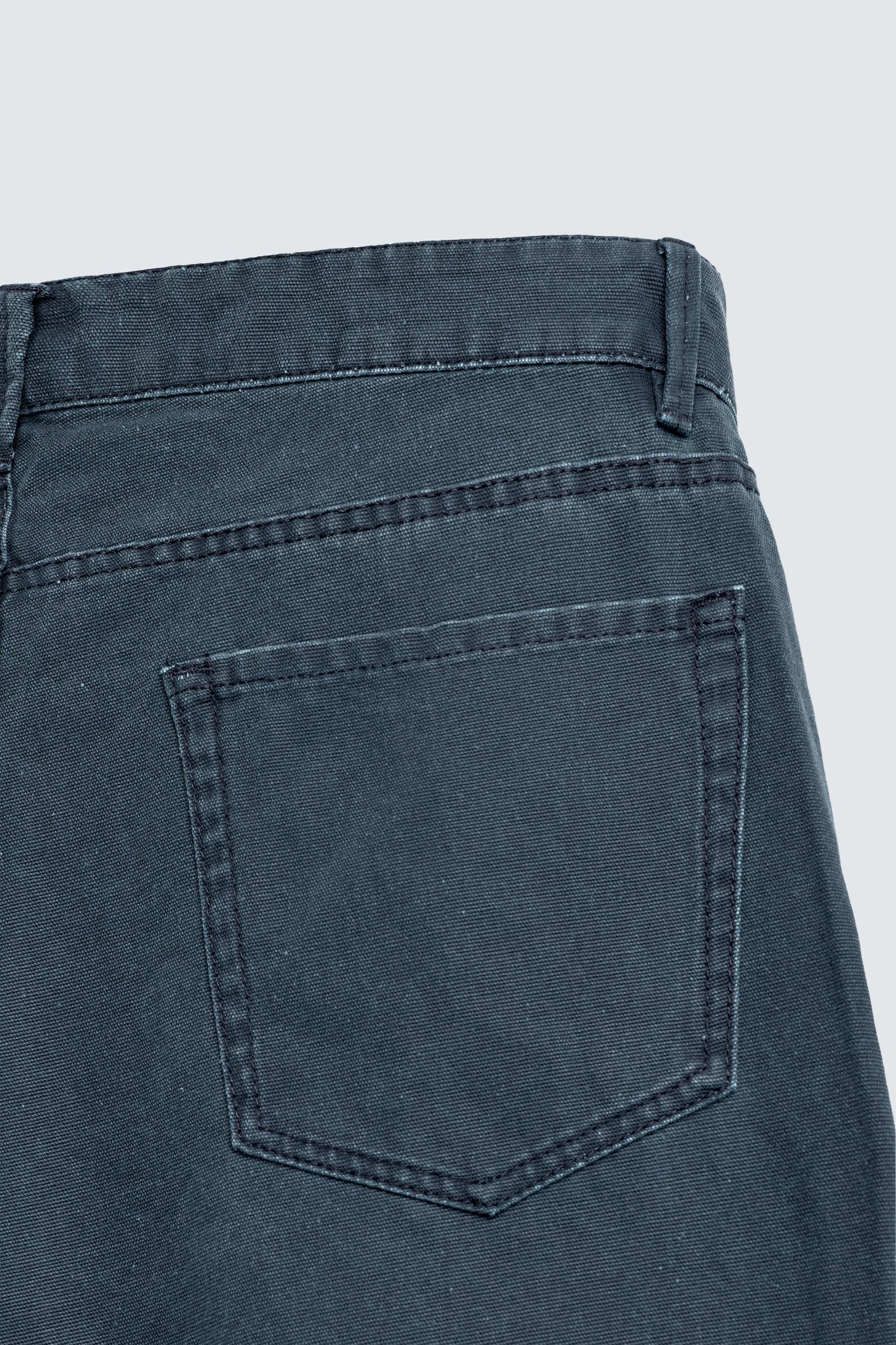 WASHED STRAIGHT-LEG TROUSERS - Image 9