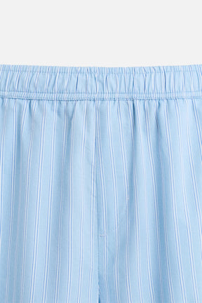 STRIPED TEXTURED TROUSERS - Image 9