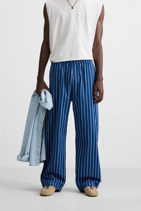 STRIPED RELAXED FIT TROUSERS - Image 2