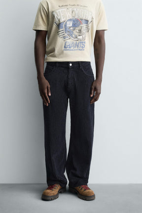 BAGGY FIT CORDUROY TROUSERS - Image 2
