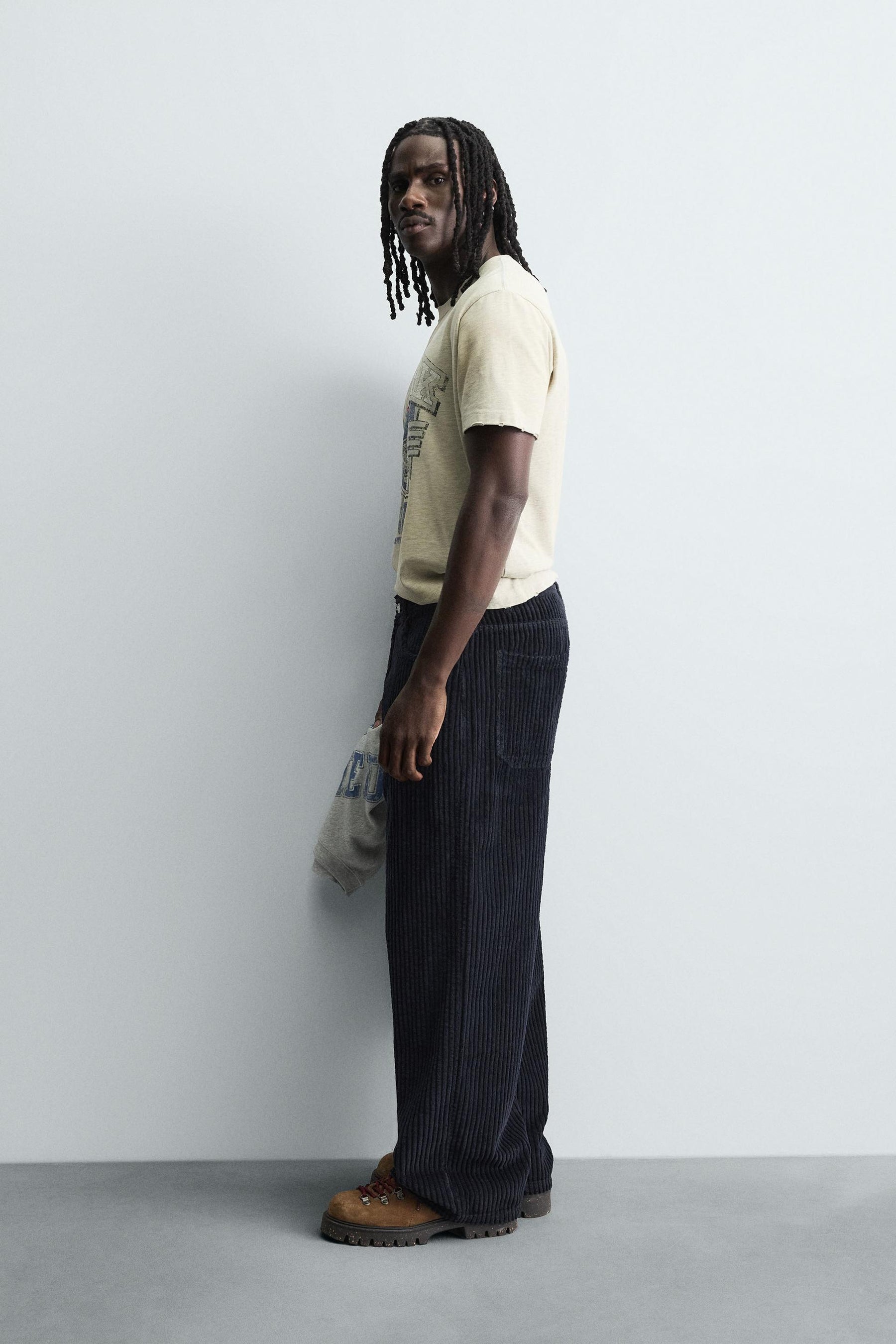 BAGGY FIT CORDUROY TROUSERS - Image 4