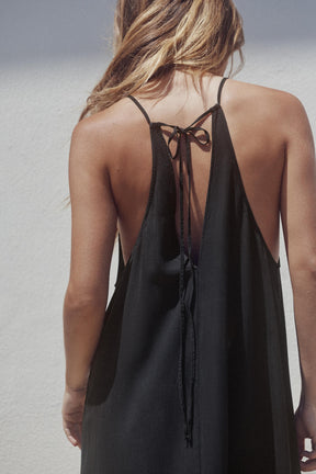 HALTERNECK DRESS WITH GATHERING - Image 5