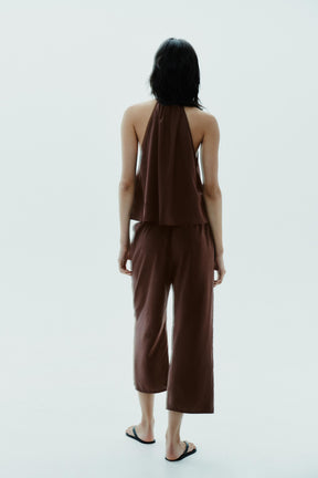 FLOWING CROPPED TROUSERS