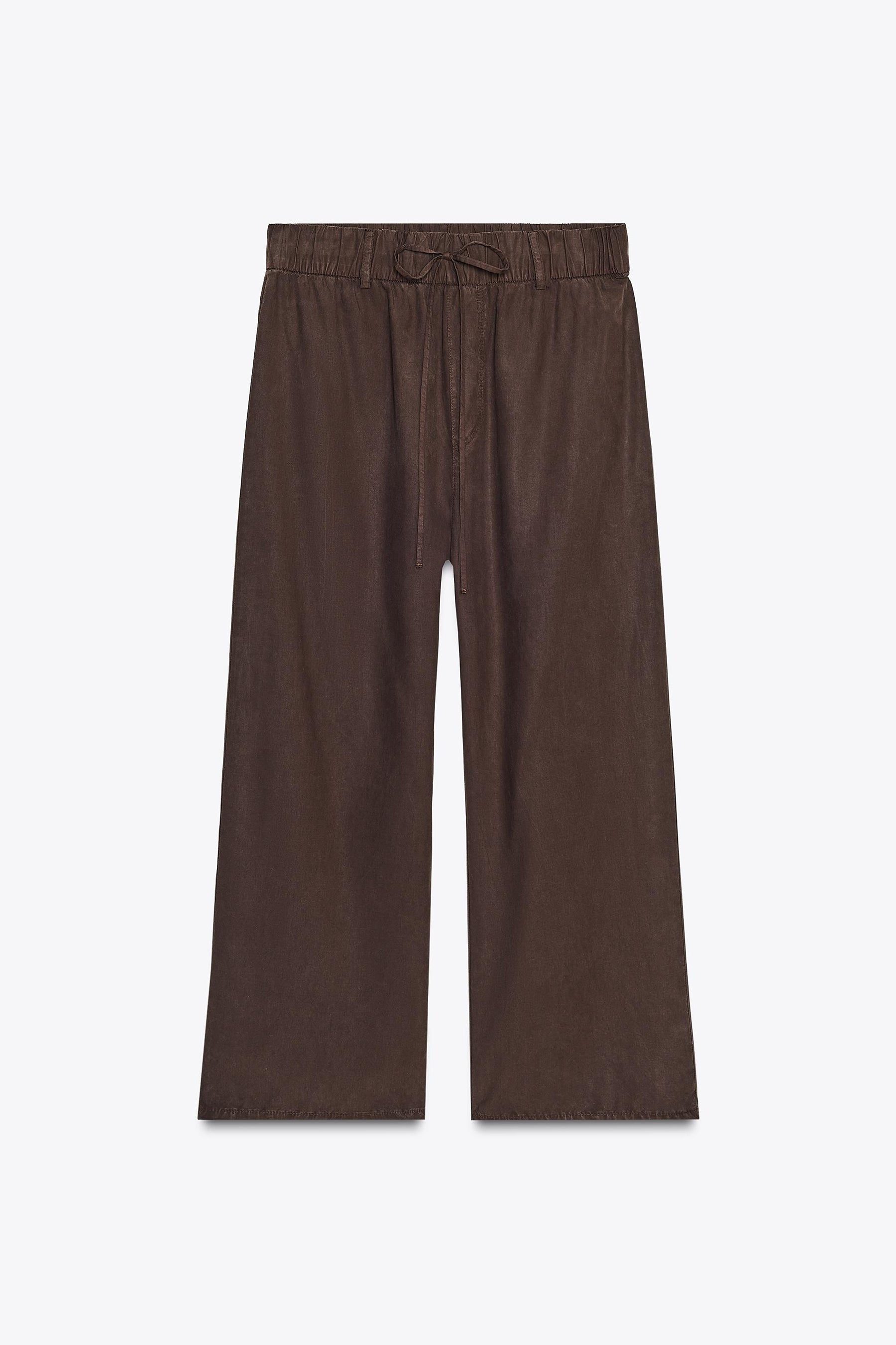 FLOWING CROPPED TROUSERS