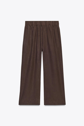 FLOWING CROPPED TROUSERS