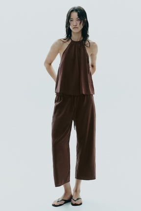 FLOWING CROPPED TROUSERS