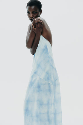 Tie-Dye Halter Dress