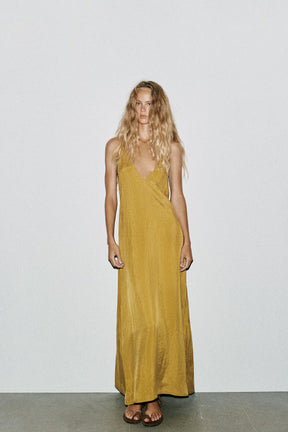 FLOWING MIDI DRESS - Image 1