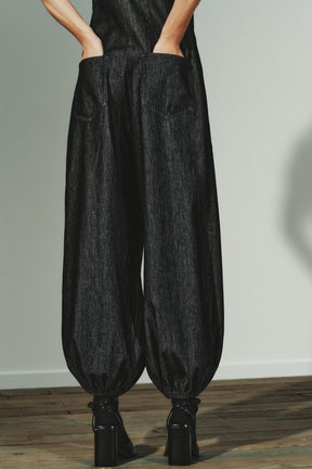 TRF DENIM BANDEAU JUMPSUIT - Image 7