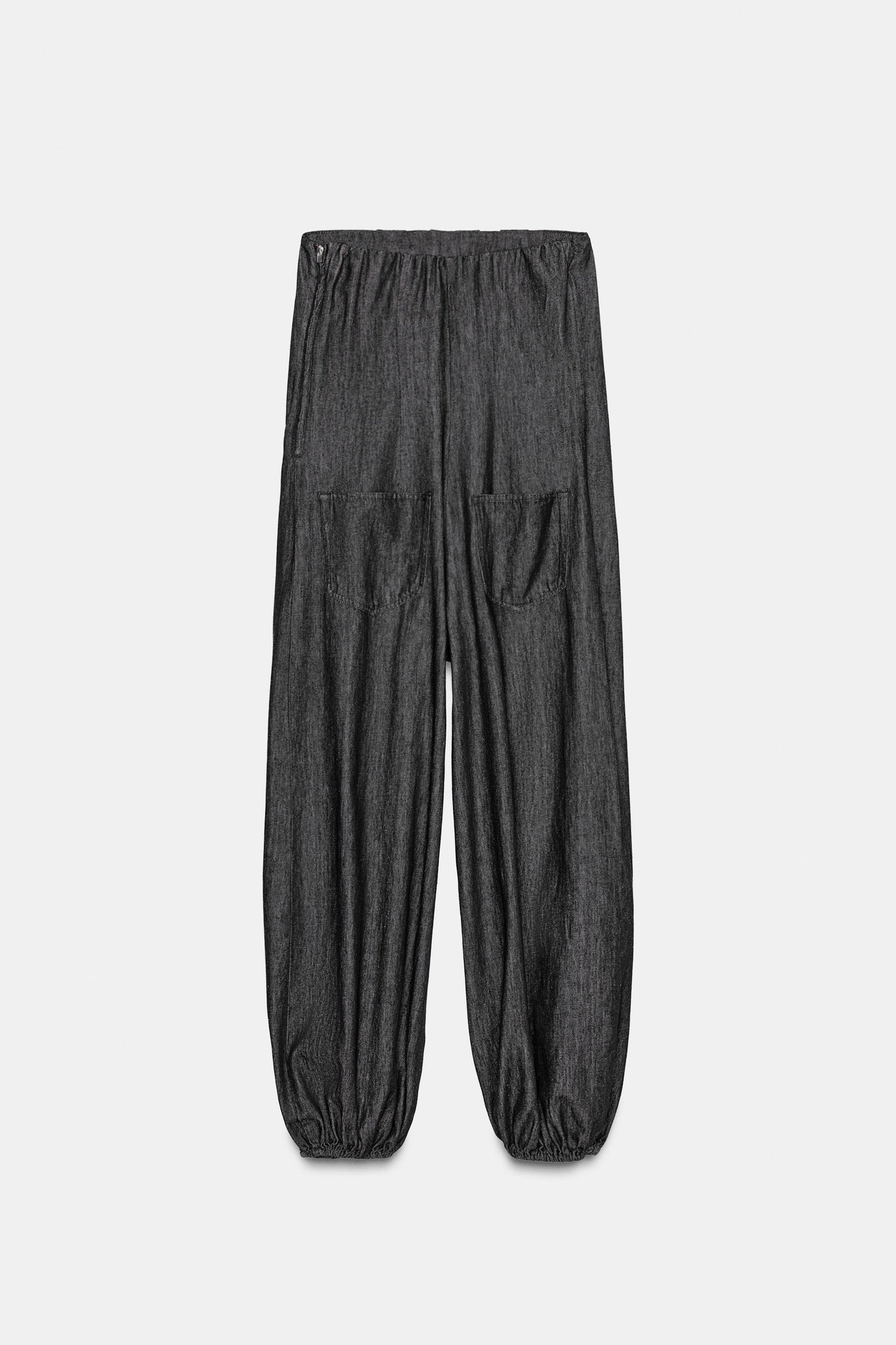 Denim Bandeau Jumpsuit