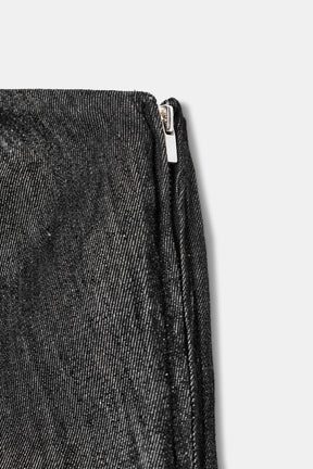 Denim Bandeau Jumpsuit