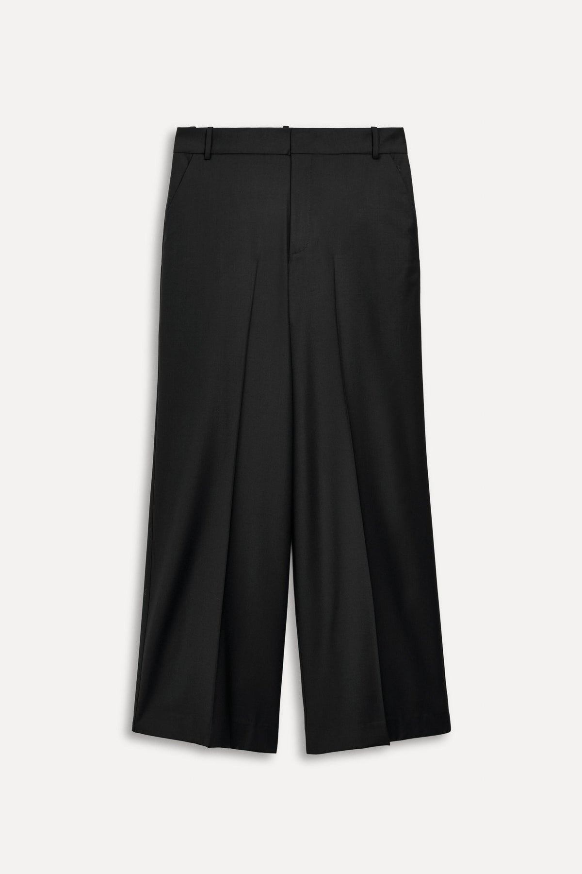 Wool Blend Trousers