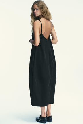 MIDI DRESS WITH PLEATED BACK - Image 5