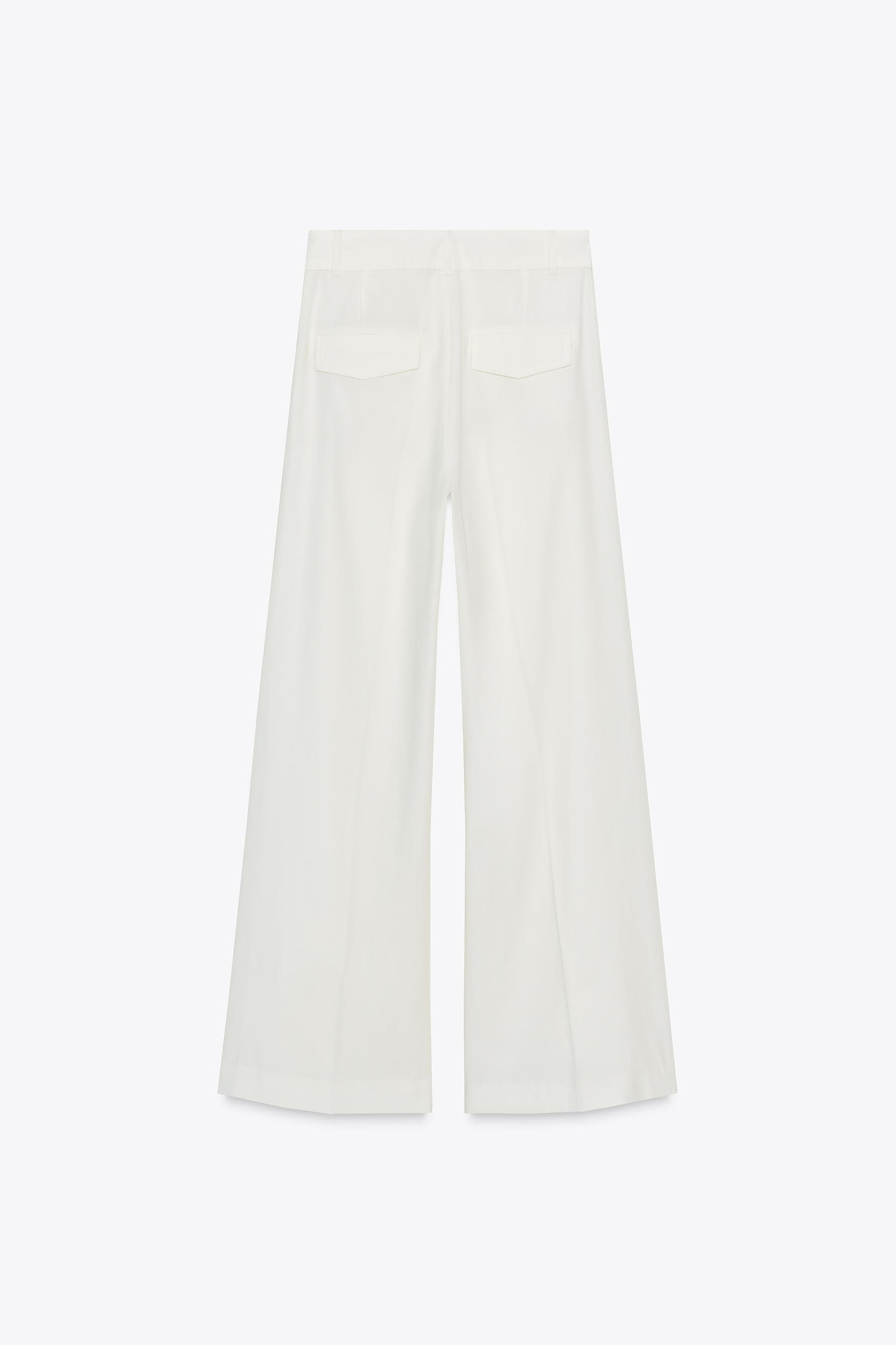 PLEATED TROUSERS WITH FLAPS