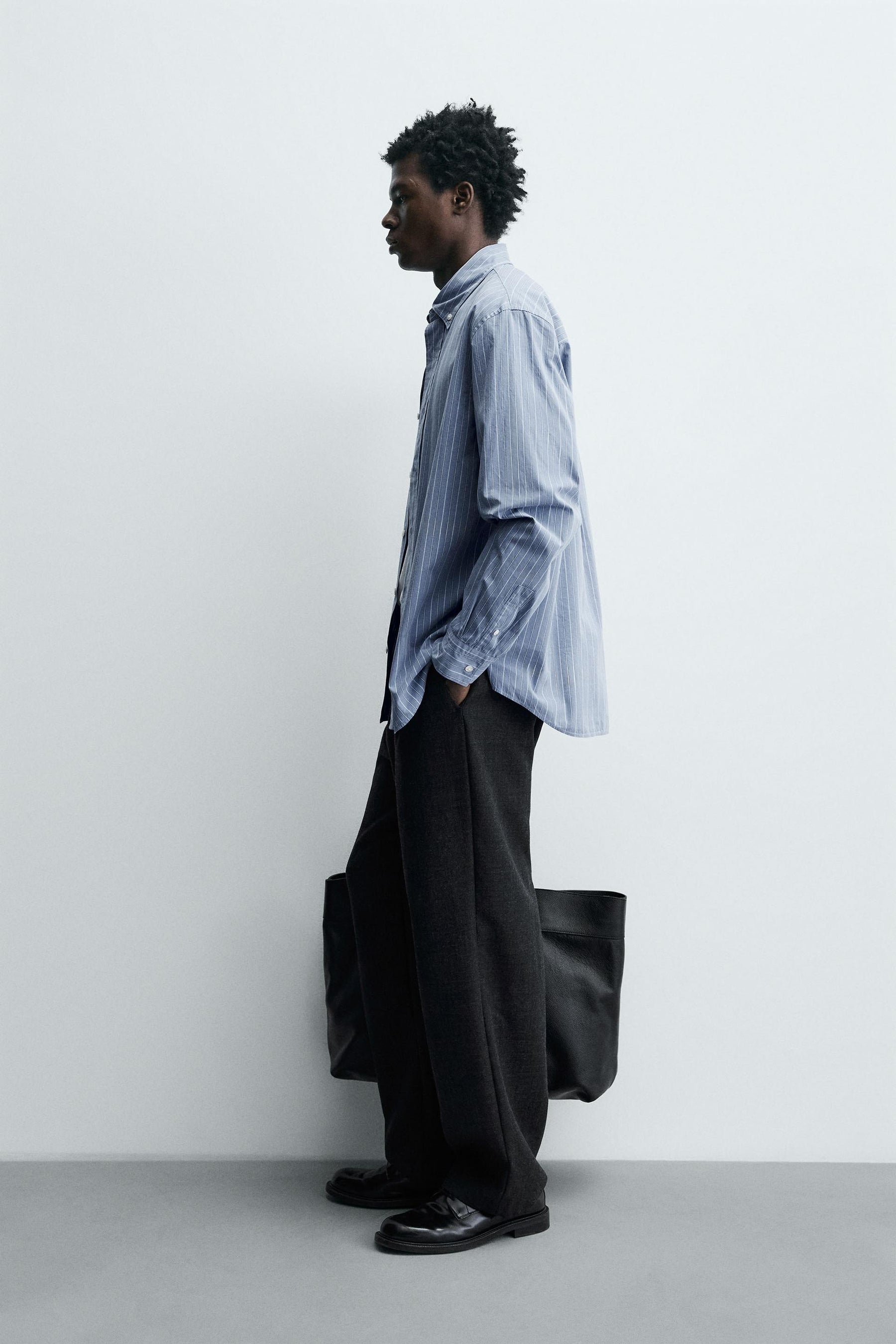 STRIPED TEXTURED SHIRT - Image 4