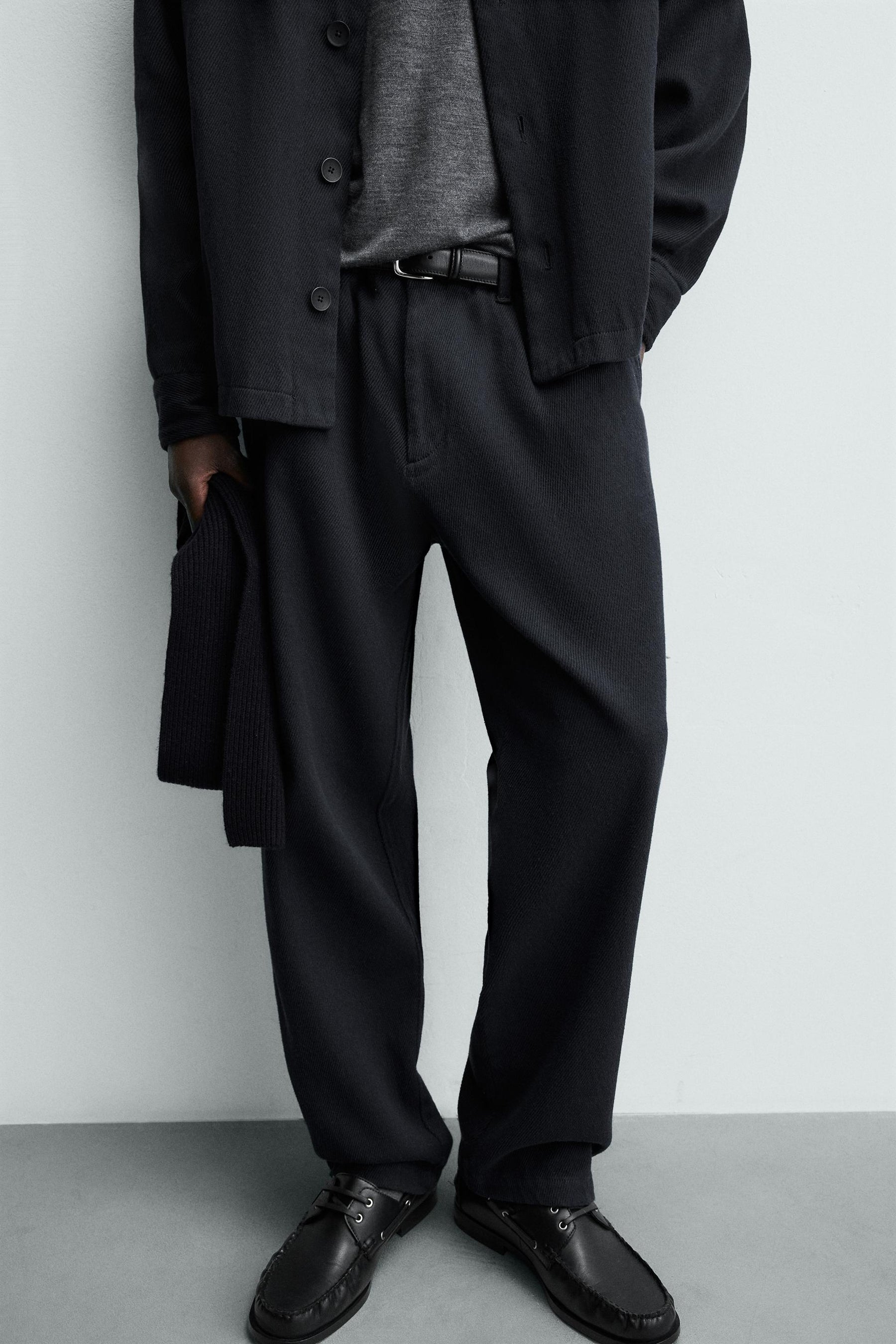 REGULAR FIT TWILL TROUSERS - Image 5