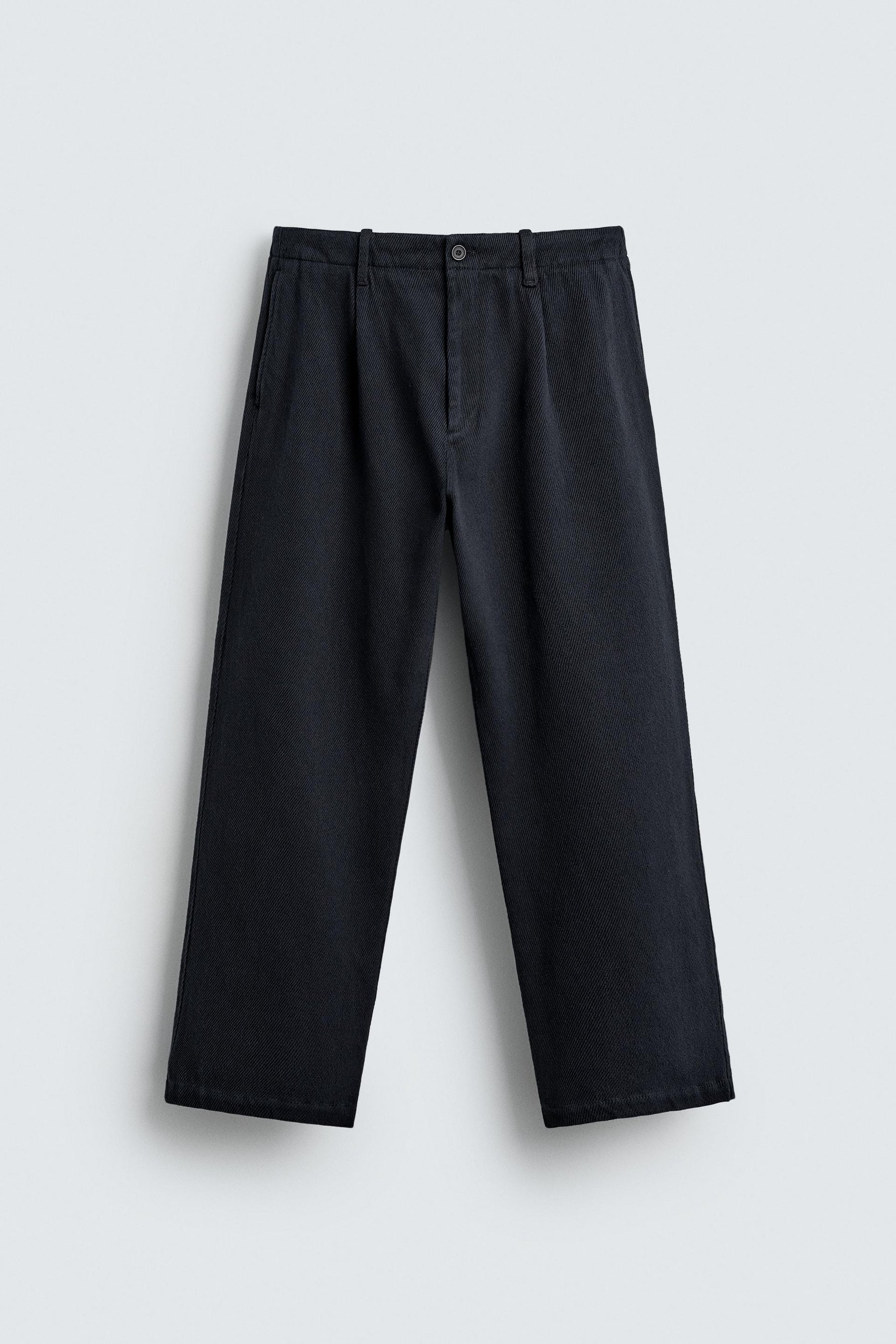 REGULAR FIT TWILL TROUSERS - Image 7