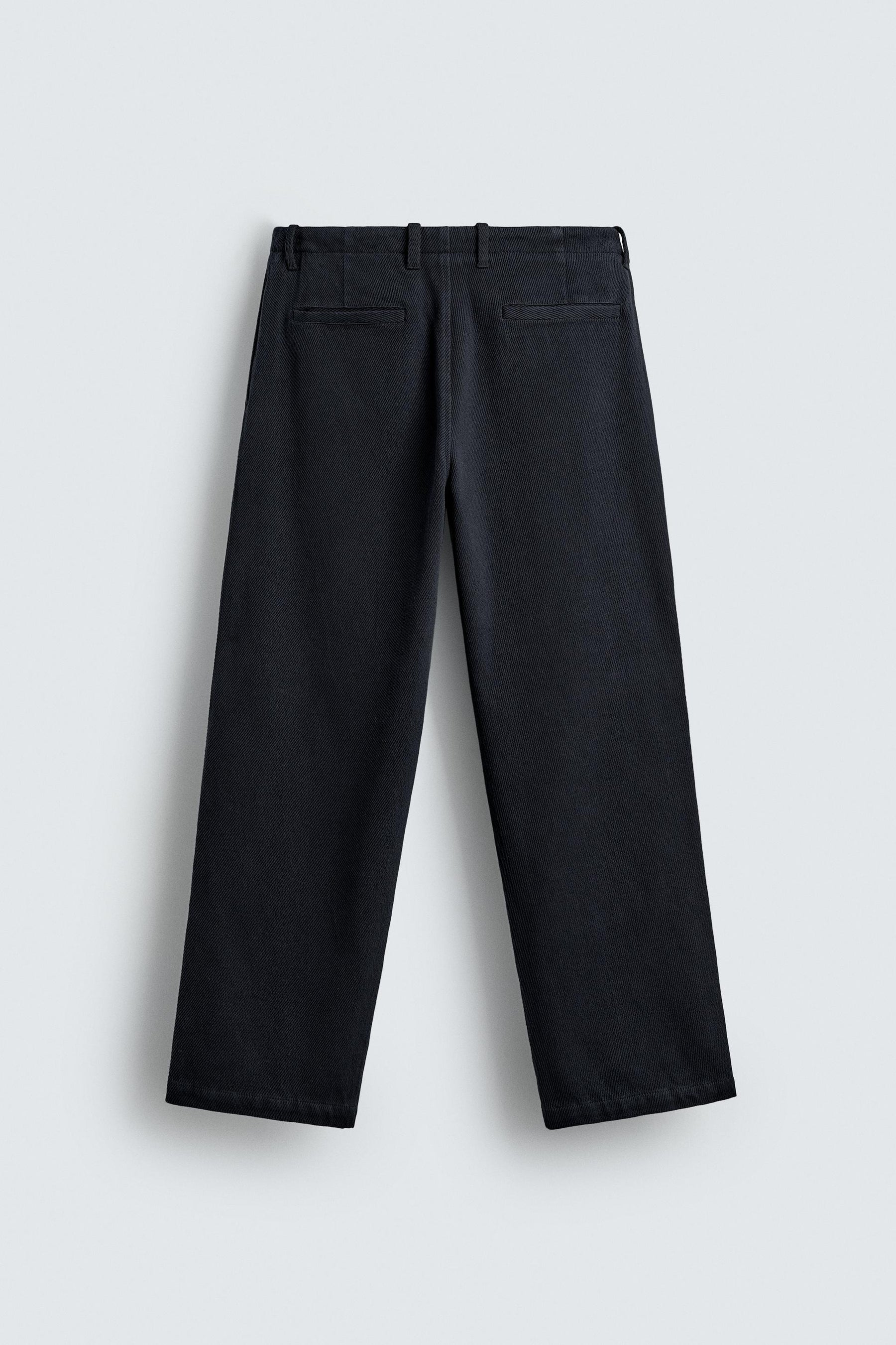 REGULAR FIT TWILL TROUSERS - Image 8
