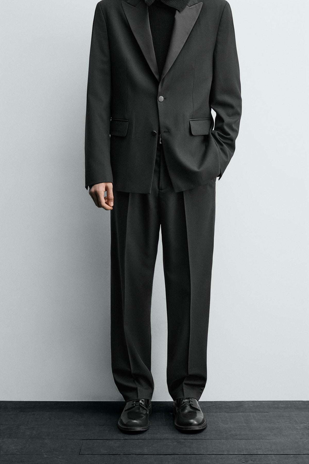 WOOL BLEND SUIT TROUSERS - Image 2