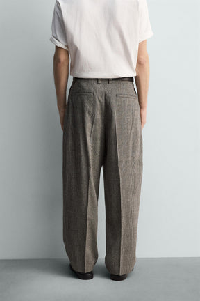 Plaid Relaxed Trousers