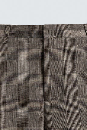 Plaid Relaxed Trousers