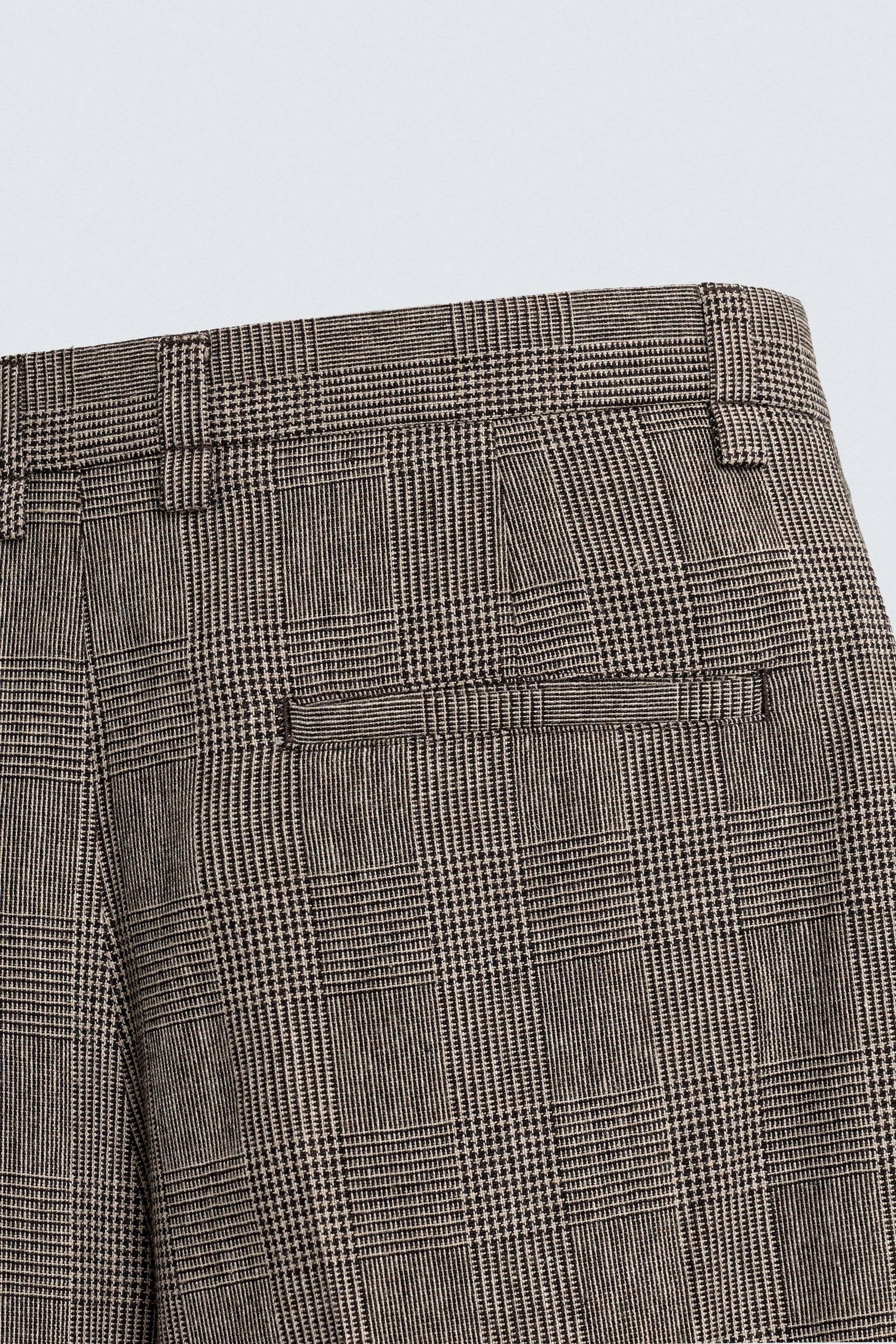 Plaid Relaxed Trousers