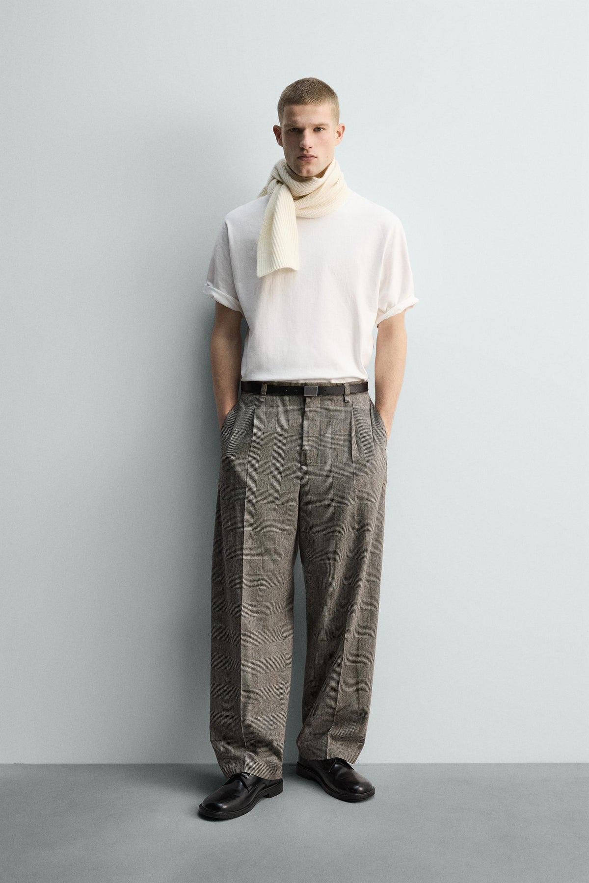 Plaid Relaxed Trousers