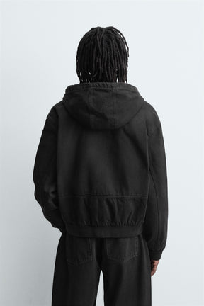 QUILTED HOODED JACKET - Image 3