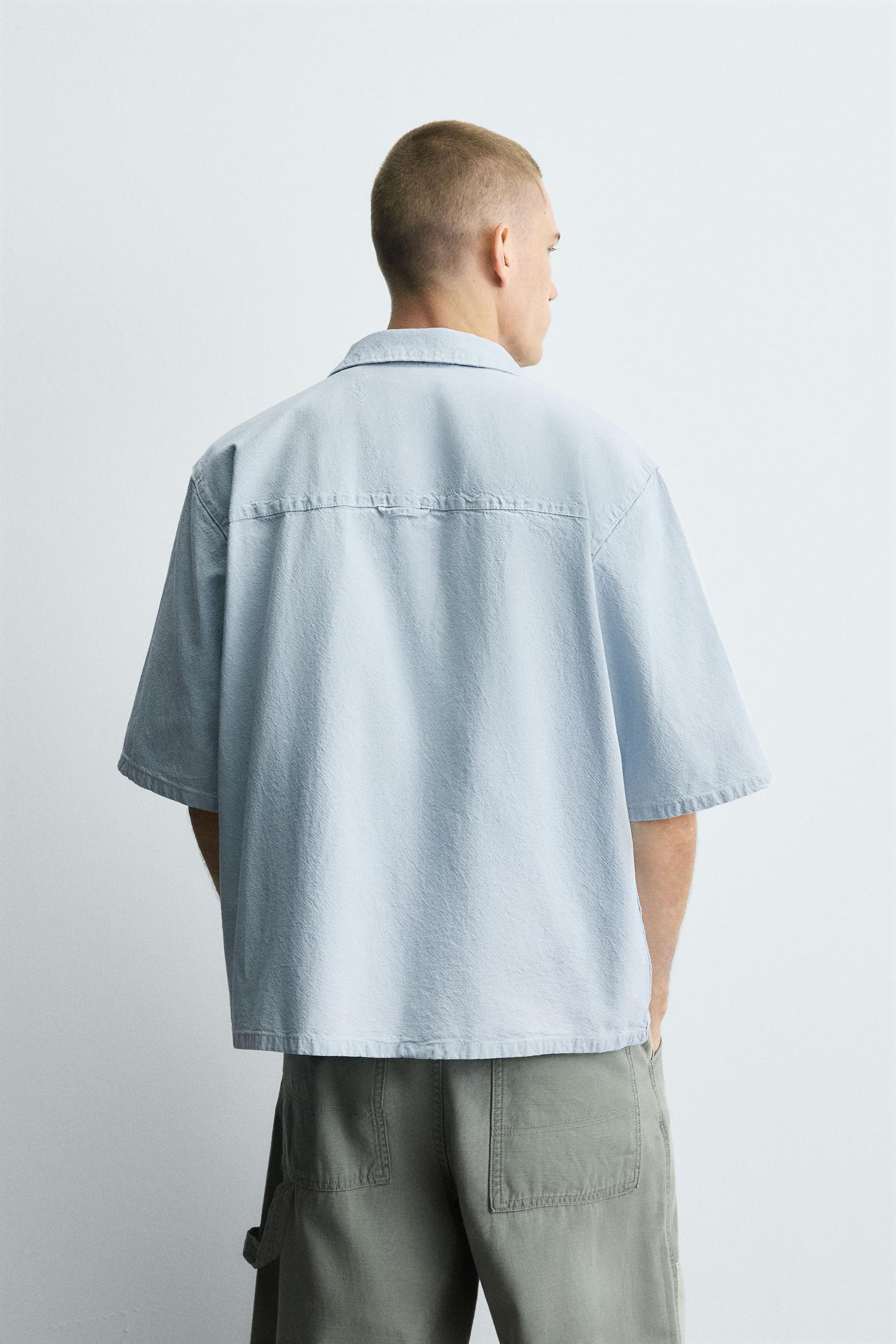 EMBROIDERED DENIM SHIRT - Image 3