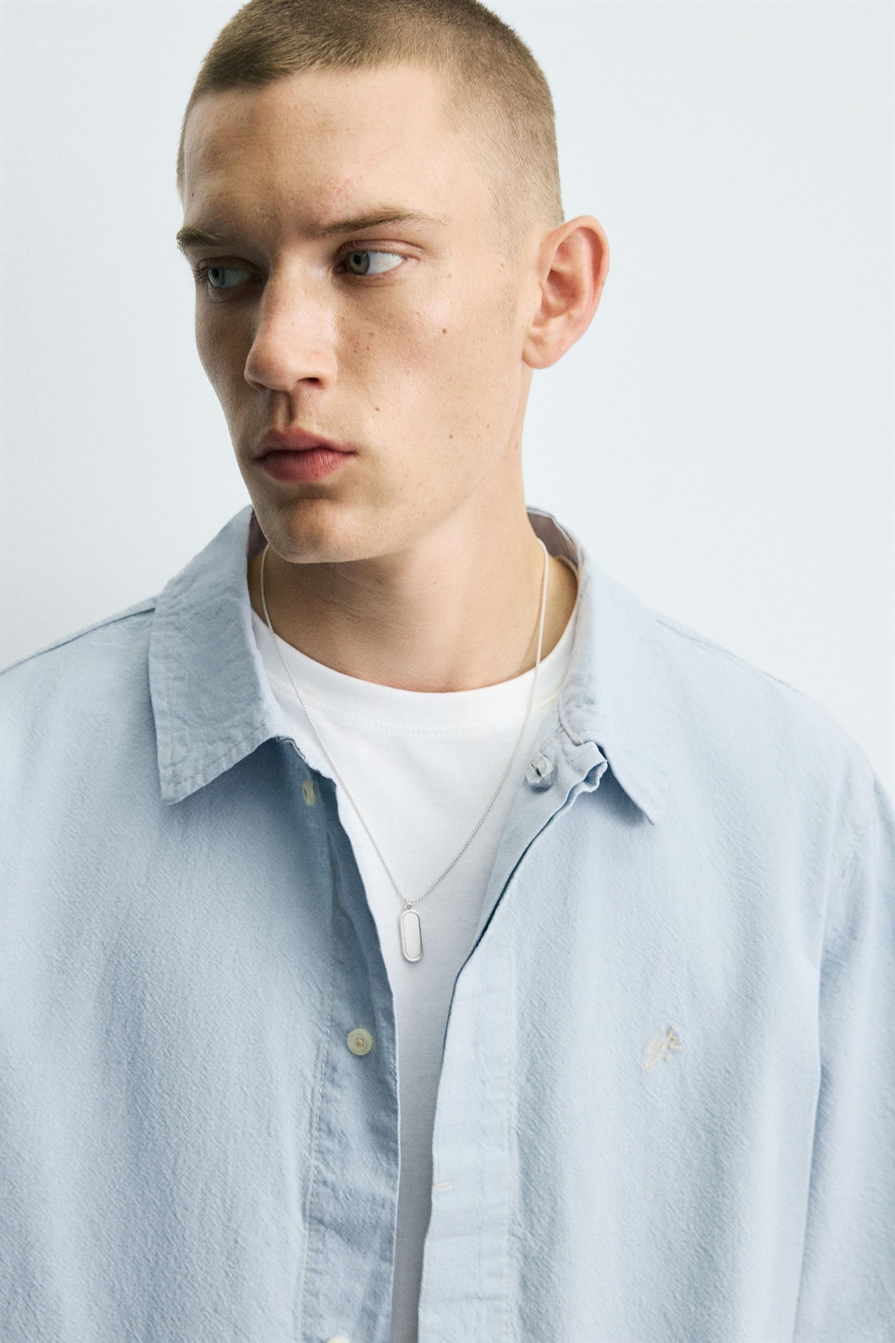 EMBROIDERED DENIM SHIRT - Image 6