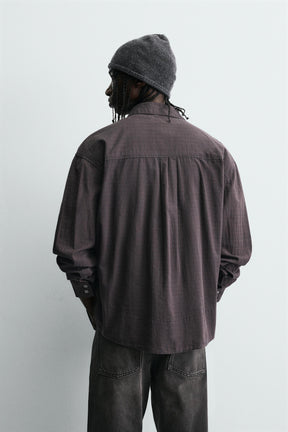 RELAXED FIT CHECK SHIRT - Image 3