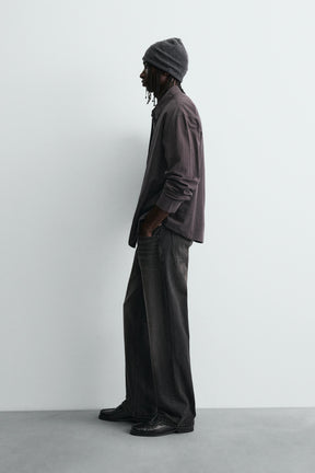 RELAXED FIT CHECK SHIRT - Image 4