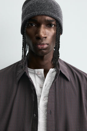 RELAXED FIT CHECK SHIRT - Image 5