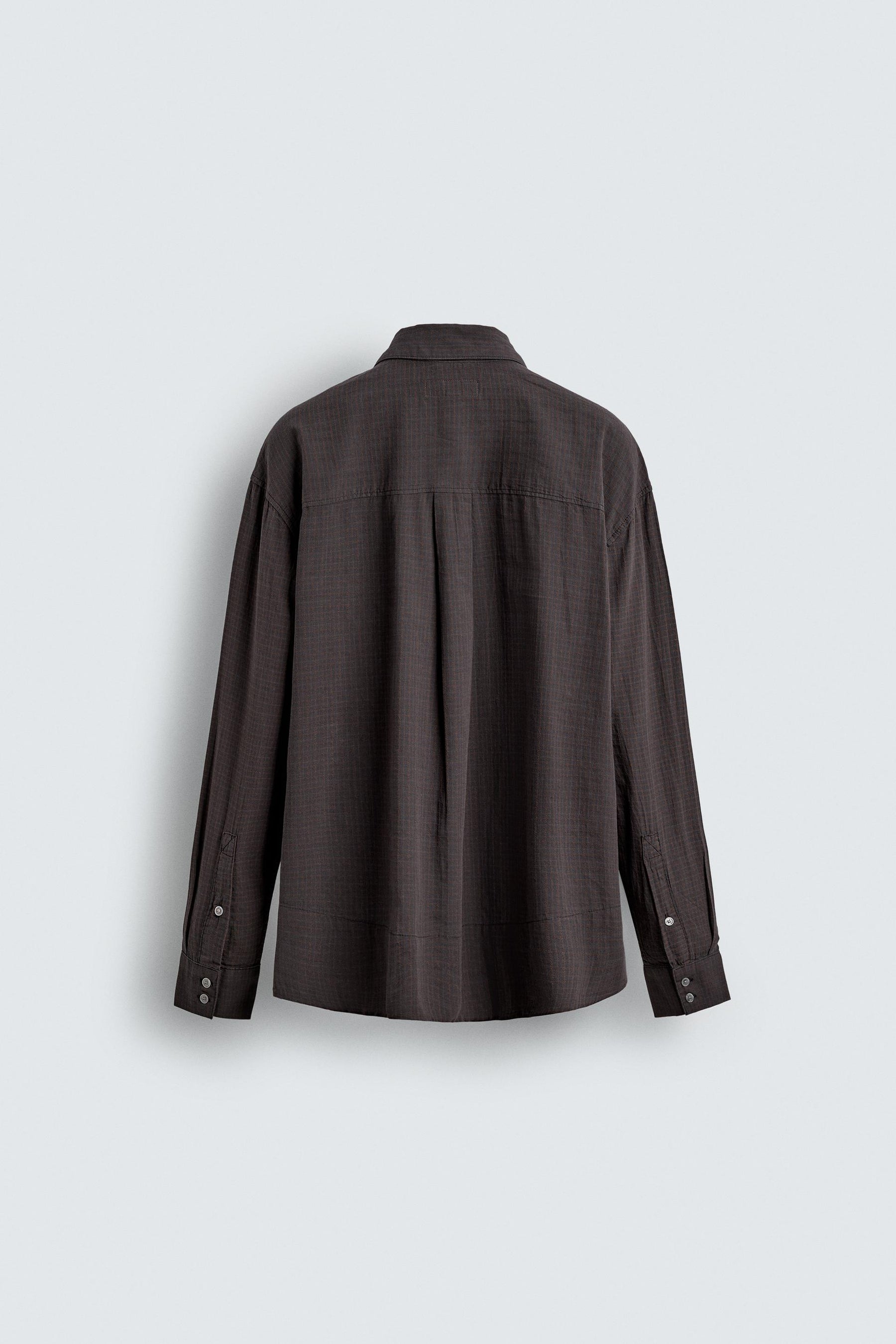 RELAXED FIT CHECK SHIRT - Image 8