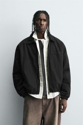 RELAXED FIT ZIP-UP JACKET - Image 2