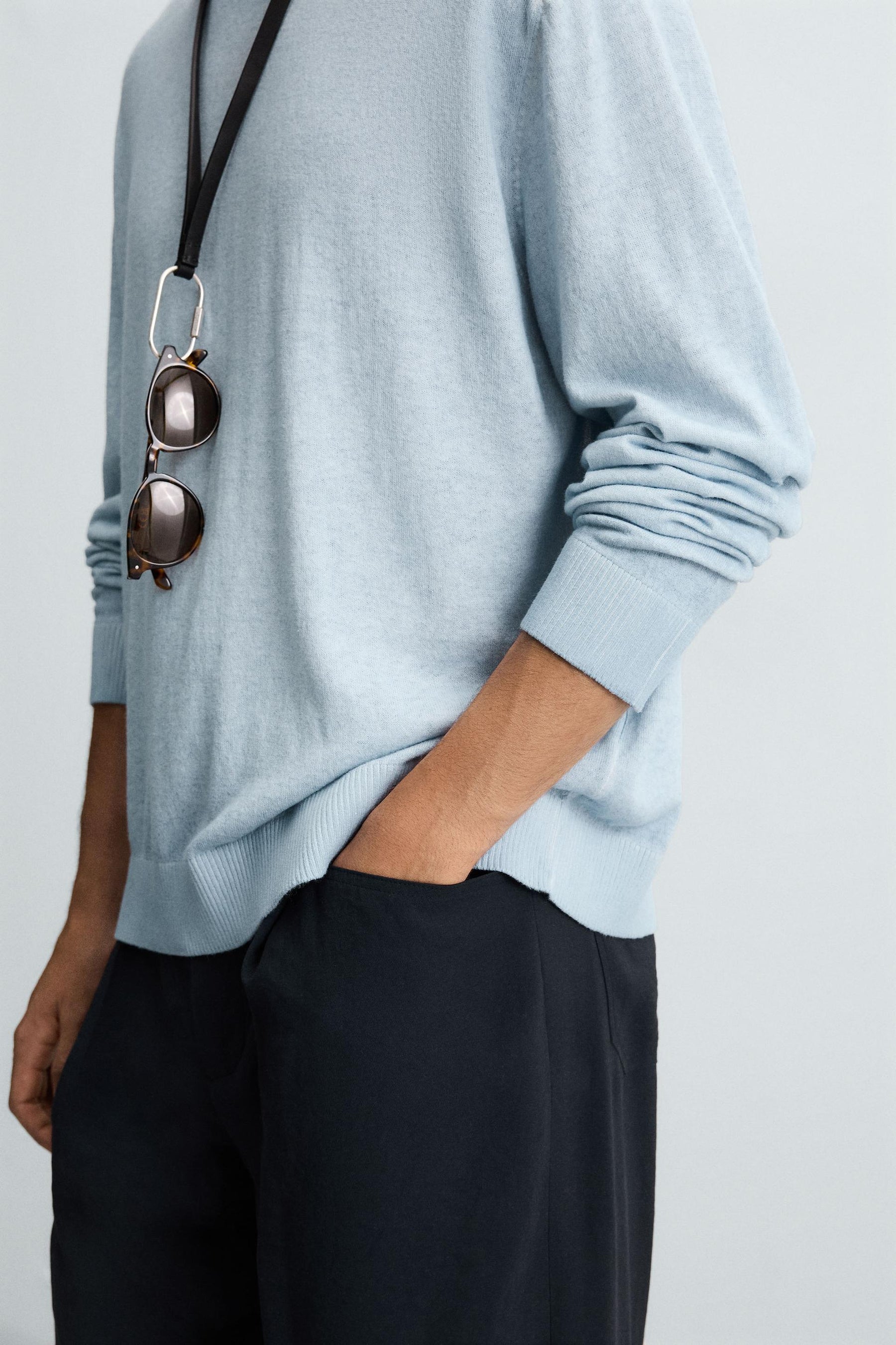 WASHED-EFFECT SWEATER - Image 5