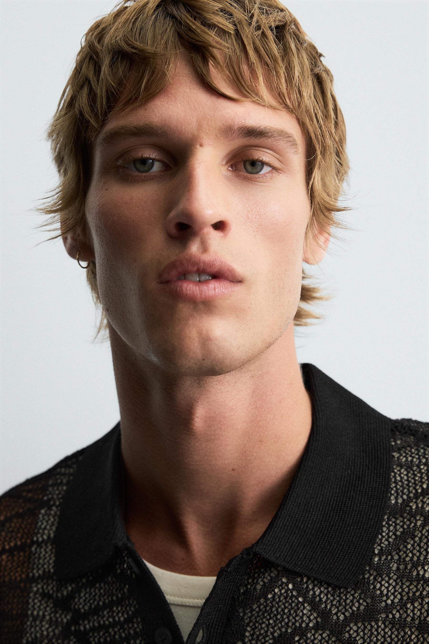 OPENWORK KNIT POLO SHIRT - Image 6