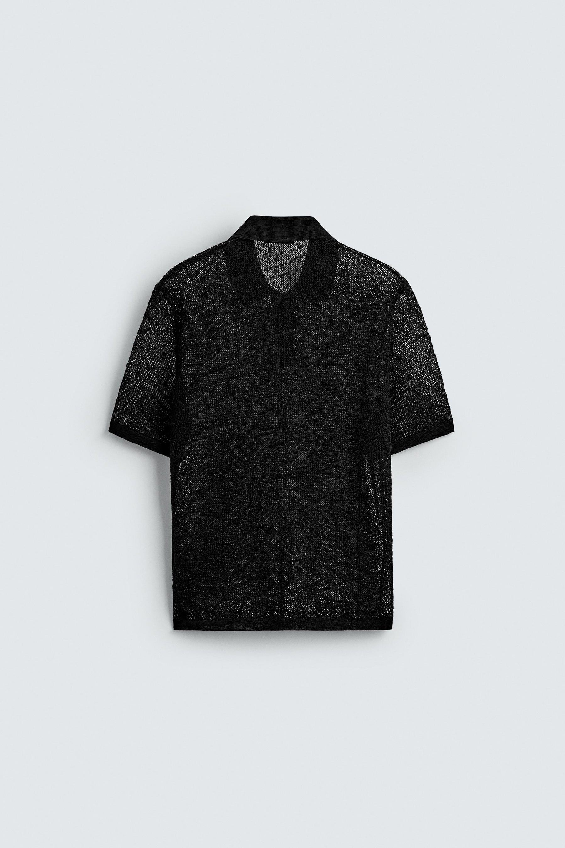 OPENWORK KNIT POLO SHIRT - Image 8