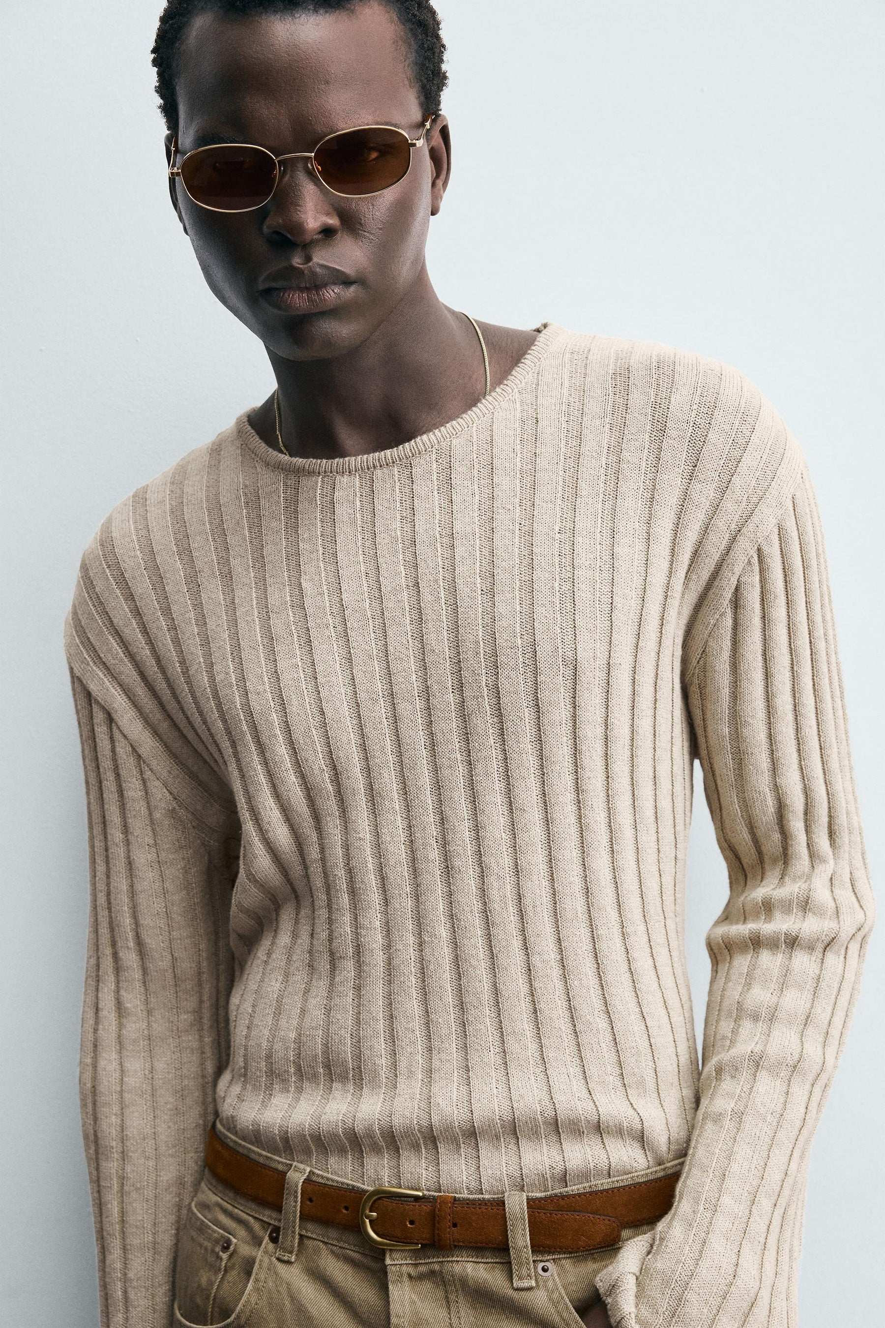 LIGHTWEIGHT RIBBED SWEATER - Image 6