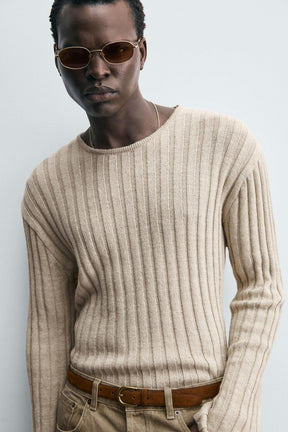 LIGHTWEIGHT RIBBED SWEATER - Image 6