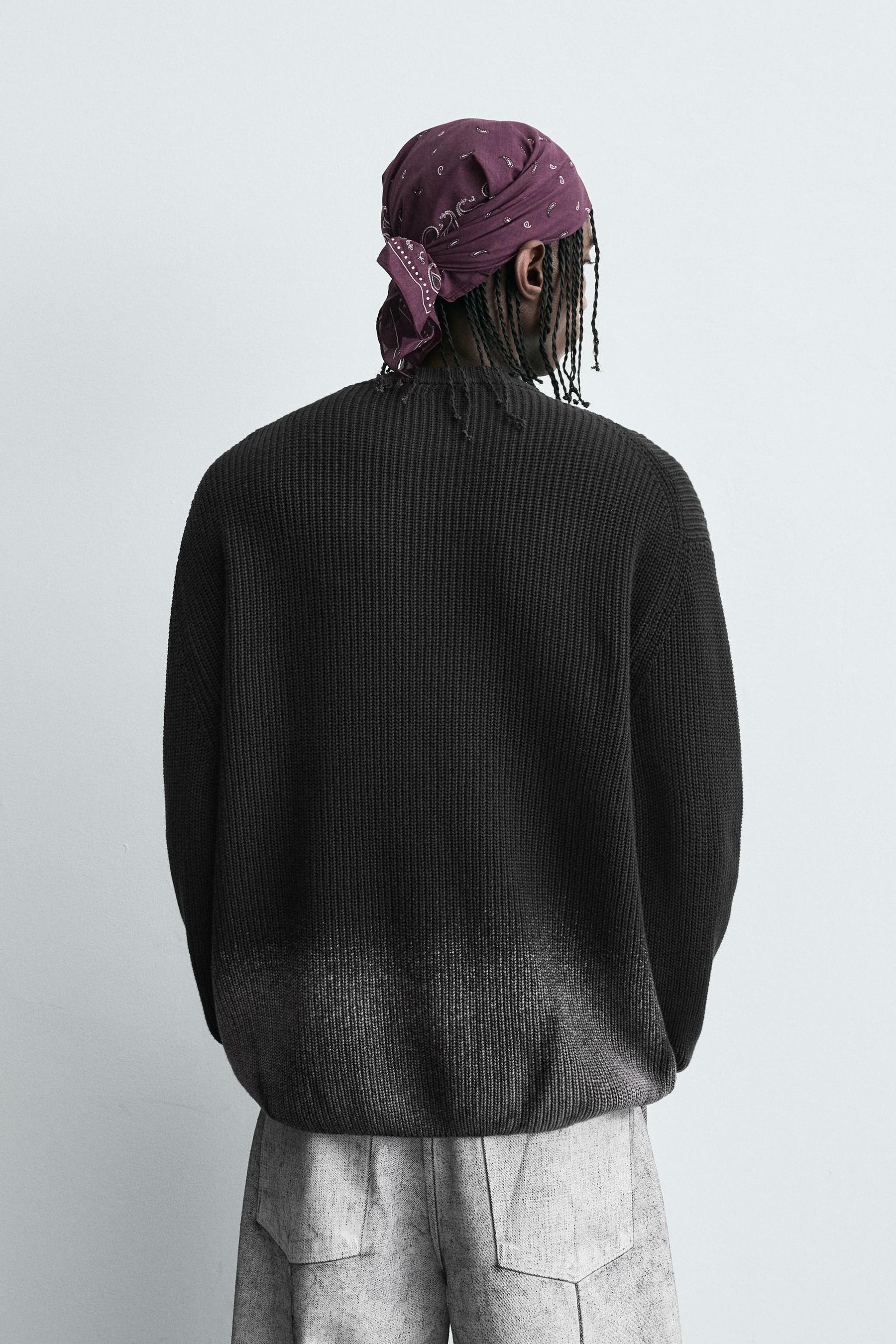 SPRAY EFFECT PRINT SWEATER - Image 3