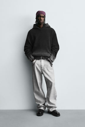 SPRAY EFFECT PRINT SWEATER - Image 1