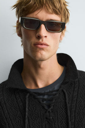 TEXTURED KNIT CORD POLO SHIRT - Image 6