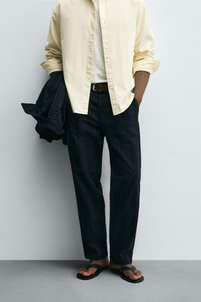 STRIPED JACQUARD TROUSERS - Image 2