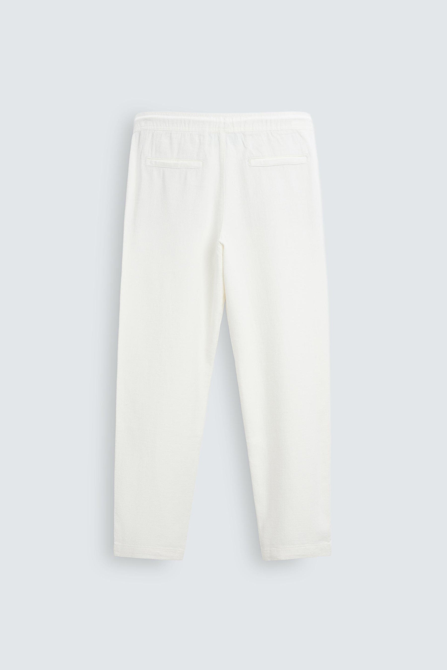 RELAXED FIT TEXTURED TROUSERS - Image 7