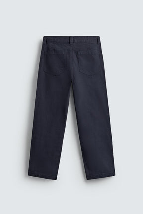 WASHED STRAIGHT-LEG TROUSERS - Image 7